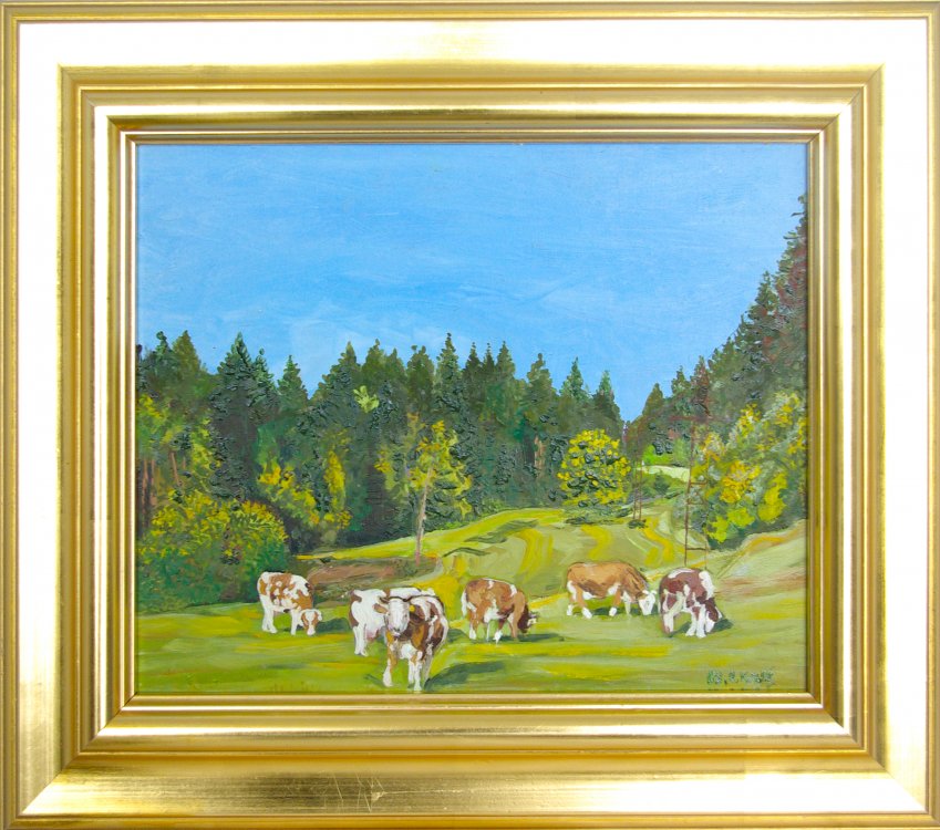 2009 — (15) Na pastvě za RK, A,O,S, cca 22x28cm